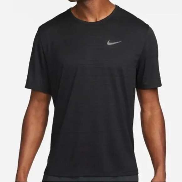 Nike Men's Dri FIT Miler Running T-Shirt Size Large - Picture 1 of 5